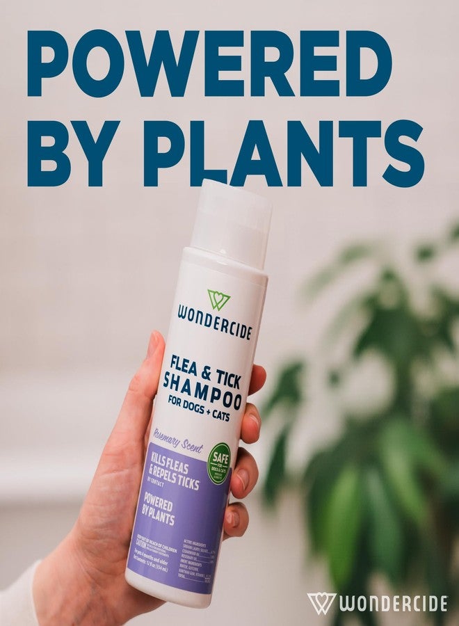 وندر سايد وندرسايد - شامبو للبراغيث والقراد للكلاب والقطط - علاج للبراغيث والقراد بزيوت عطرية طبيعية - للحيوانات الأليفة التي تزيد أعمارها عن 4 أشهر - مُعزز بالنباتات - إكليل الجبل - 12 أونصة سائلة - Image 3